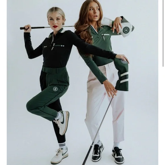 Fore All Size XL Women's Laura Pants in Green and Black - Picture 9 of 9